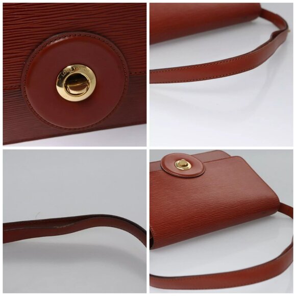 LOUIS VUITTON Epi Free Run Shoulder Bag Brown M52403 LV Auth ep7427 - Picture 16 of 16